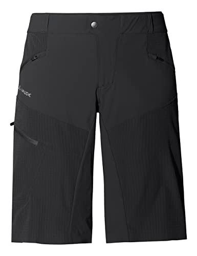 VAUDE Pantalones Cortos Virt para Hombre, Negro Uni, Large