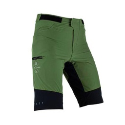 Leatt Pantalones Cortos MTB Trail 2.0, Pino, 52W para Hombre