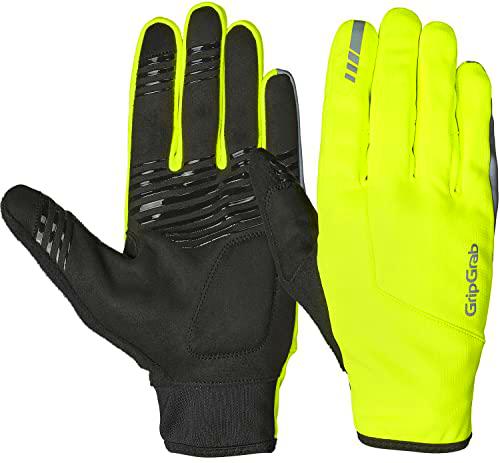 GripGrab Guantes de Ciclismo Hurricane 2 Cortavientos de Invierno Primavera Otoño Bicicleta Acolchados Antideslizantes