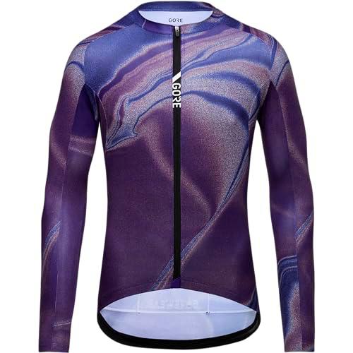 GOREWEAR Maillot Manga Larga Torrent Hombre, Process Purple / Ultramarine, S