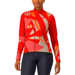 CASTELLI TROPICALE LS Jersey T-Shirt, Mineral Red, XS Unisex