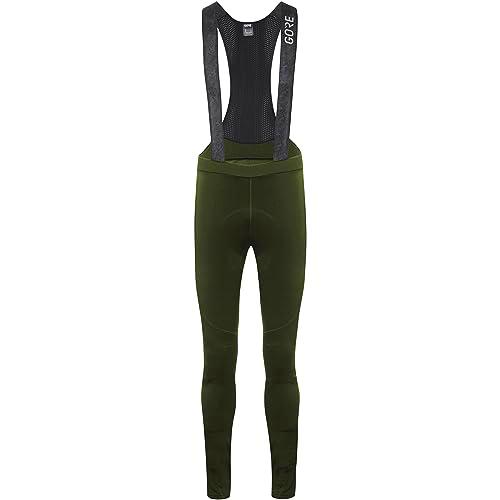 GOREWEAR Culote con tirantes+ C5 Thermo, Utility Green, L