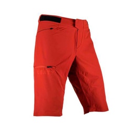 Leatt Pantalones Cortos MTB Trail 1.0, Lava, 48W para Hombre