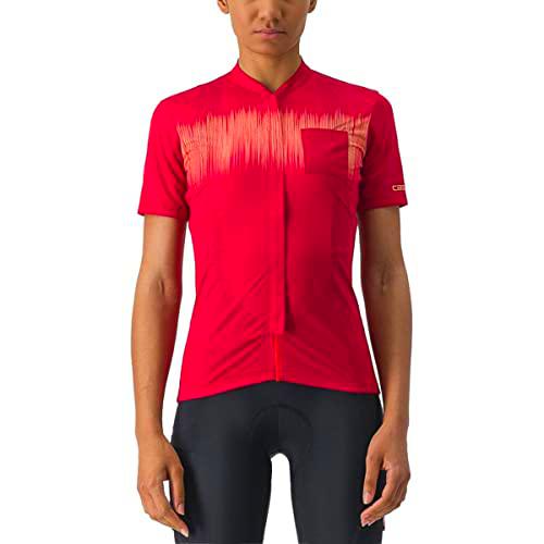 CASTELLI Unlimited SENTIERO 2 Jersey T-Shirt, Dark Red, S Women's