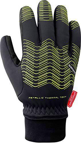 Shimano Guantes SH Windstopper, Unisex Adulto, Amarillo, M