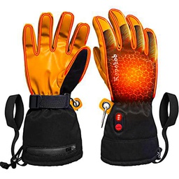 Exclusky Guantes Calefactables Mujer, Los Guantes Moto Calefactables Hombre Recargables