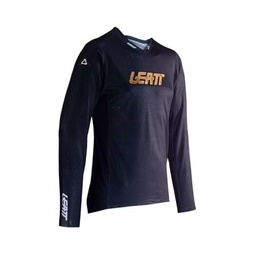 LEATT 6009554084423 Maillot MTB Gravity 4.0 Junior-XL / EU150 / 160cm-noir Black