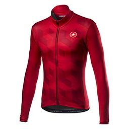 CASTELLI Cubi Jersey FZ Camiseta, Hombre, Pro Red, S