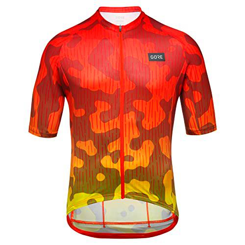 GORE WEAR Hombre Maillot de ciclismo transpirable, Rain Camo