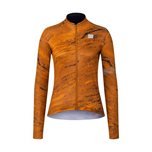 Sportful Cliff Sup W TH JRS T-Shirt, Leather Golden Oak Black, M Women's