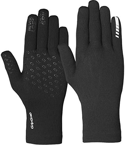 GripGrab Guantes de Ciclismo de Invierno Térmicos Impermeables de Punto Largos Antideslizantes Cortavientos Táctiles