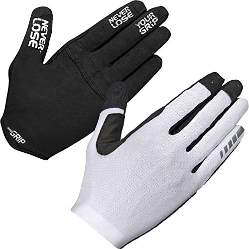 GripGrab Aerolite InsideGrip Full-Finger Professional MTB Cycling Gloves Unpadded Anti-Slip Mountain-Bike Off-Road