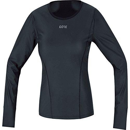 GOREWEAR Camiseta manga larga M Mujer GORE WINDSTOPPER Base Layer Thermo, Black, 42