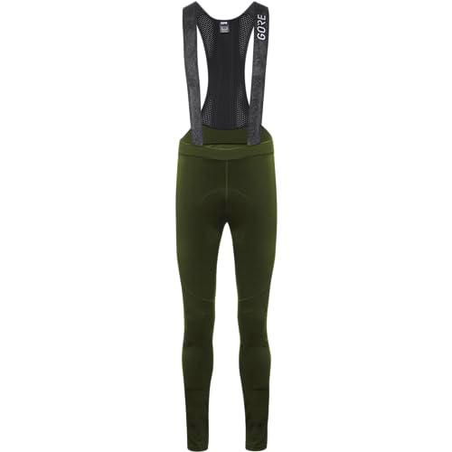 GOREWEAR Culote con tirantes+ C5 Thermo, Utility Green, M