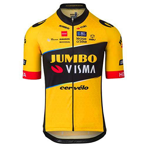 AGU 8717565902831 Maglia Jumbo VISMA Replica 2023, Unisex Adulto, Giallo, M