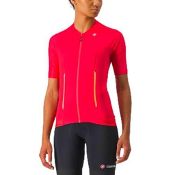 CASTELLI Endurance W Jersey T-Shirt, Hibiscus, S Women's