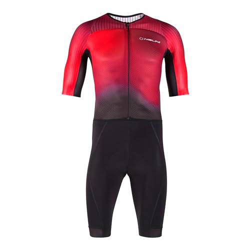 NALINI 03114301100C000.10 NEW ERGO SUIT Hombre Body BLACK/RUST RED XL