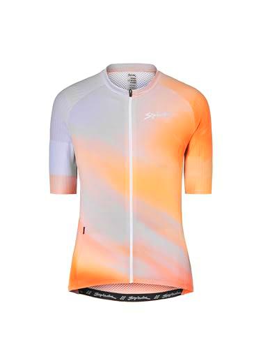 Maillot M/C Top Ten W Mujer Gris/Naranja T. S