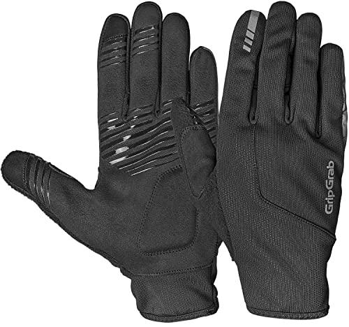 GripGrab Guantes de Ciclismo Hurricane 2 Cortavientos de Invierno Primavera Otoño Bicicleta Acolchados Antideslizantes