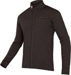 ENDURA Xtract Roubaix Maillot de Manga Larga para Hombre, Negro, XL