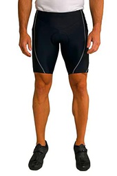 JP 1880 Pantalones de Ciclismo con Acolchado 1, Negro