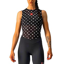 CASTELLI Pro Mesh 3W Sleeveless Camiseta, Mujer, Light Black, M