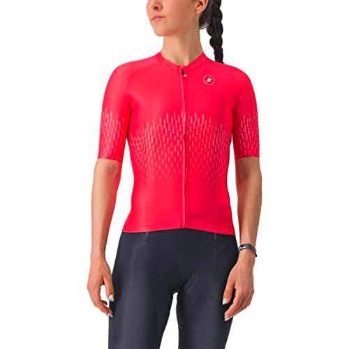 CASTELLI Aero Pro W Jersey T-Shirt, Hibiscus, M Women's