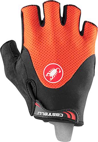 CASTELLI ARENBERG Gel 2 Glove, Unisex, Fiery Red/Black-Celeste, XL