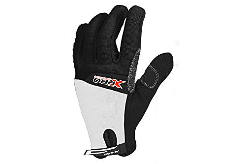 Massi Descend X-Pro Guantes, Unisex Adulto, Blanco/Negro, XL