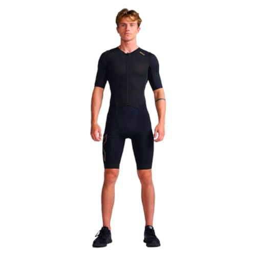 2XU Traje de Tres Mangas de Velocidad Ligera para Hombre baño de una Sola Pieza, Naranja, M