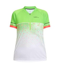 Nakamura Faith II Camiseta de Bicicleta White/Green Lime 48