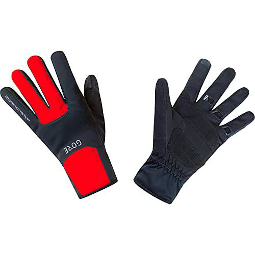 GORE WEAR 100491 Guantes, Unisex Adulto, Negro/Rojo, 9