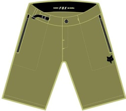 Fox Racing Pantalones Cortos de Ciclismo Fox Ranger Olive Green 30