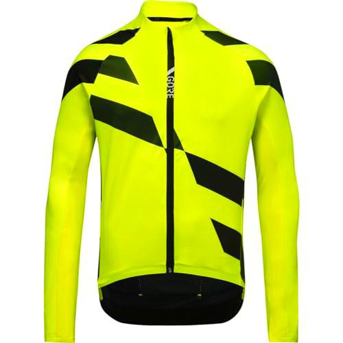 GOREWEAR Maillot C5 Thermo, Neon Yellow / Utility Green, L