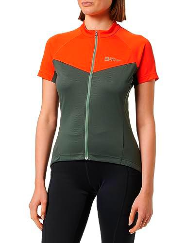 Jack Wolfskin Morobbia Camiseta, Naranja Tango, S para Mujer