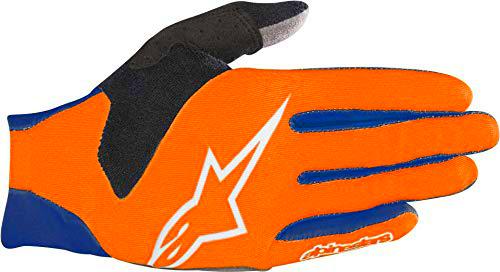 Alpinestars Guantes Aero V3, Hombre, Poseidon Blue Energy Orange