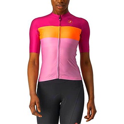 CASTELLI Aero Pro W Jersey Sudadera, Pink/Korallenblitz-Magenta