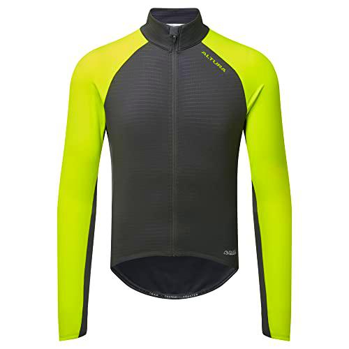 Altura Mens Icon manga larga resistente al viento reflectante térmica ciclismo Jersey