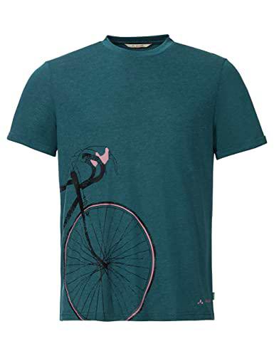 VAUDE Camiseta Cyclist 3 para Hombre, Verde grisáceo, Medium