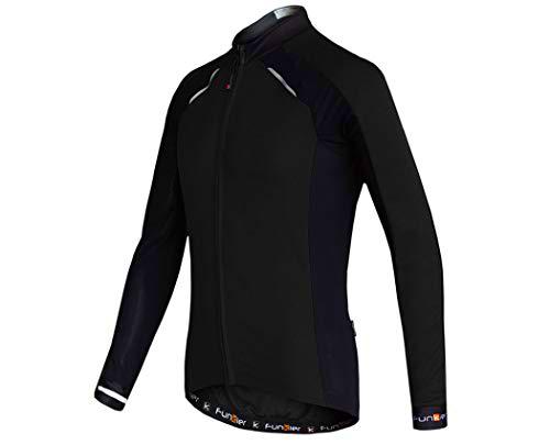 Funkier Camiseta de ciclismo de manga larga para hombre Talana Active de secado rápido de microfibra cálida