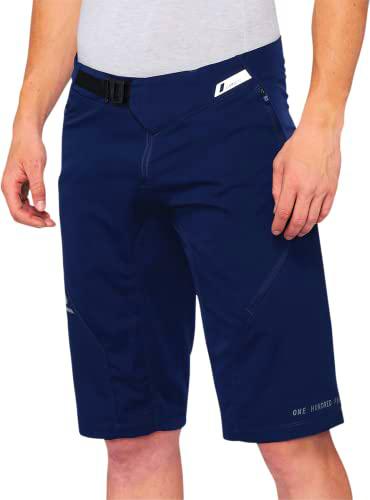 Unbekannt Corto, 100% Airmatic Pantalones, Azul Marino