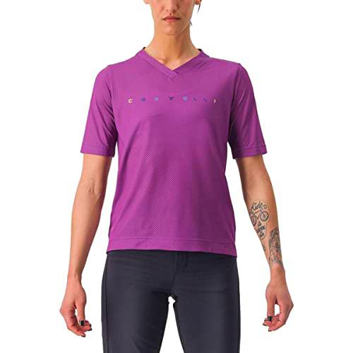 CASTELLI Trail Tech 2 W tee T-Shirt, Amethyst, M Women's