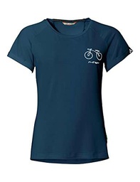 VAUDE Camiseta Cyclist 2 para Mujer, Dark Sea, 38