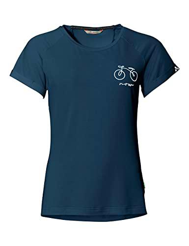 VAUDE Camiseta Cyclist 2 para Mujer, Dark Sea, 38