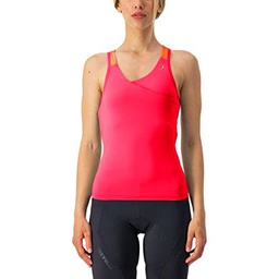 CASTELLI Solaris Top T-Shirt, Hibiscus/Soft Orange, S Women's