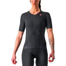 CASTELLI Premio W Jersey T-Shirt, Light Black, XS Women's