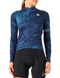 Sportful Cliff Sup W TH JRS T-Shirt, Galaxy Blue Berry Blue Black, L Women's