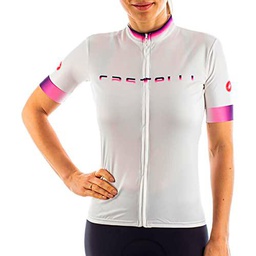 CASTELLI Gradient Jersey Camiseta, Mujer, Marfil, M