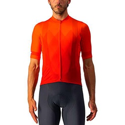 castelli Una Camiseta Tutta Sudadera, Hombre, Rojo Fiery, 3XL