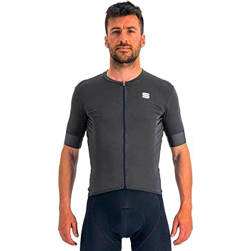 Sportful Jersey Monocrom Camiseta, Hombre, Antracita, S